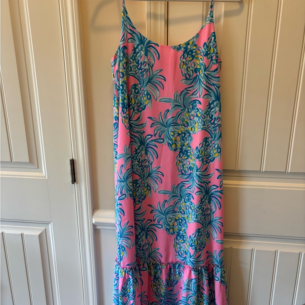 Lilly Pulitzer Winni Midi Dress Pineapple print - size Medium